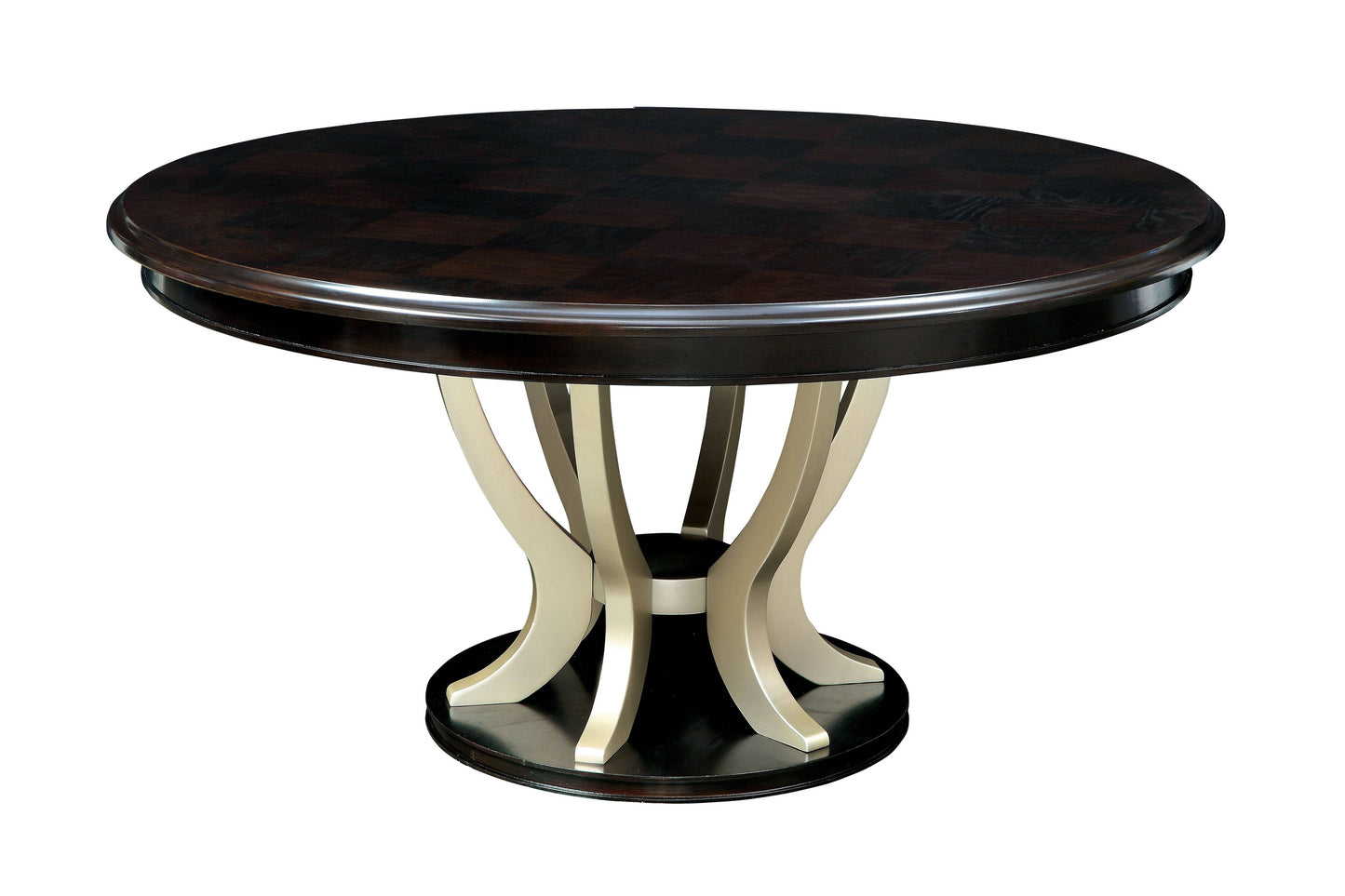 Furniture of America Denise Transitional Round Dining Table IDF-3353RT