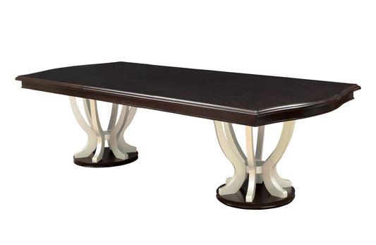 Furniture of America Denise Transitional 22-Inch Leaf Dining Table IDF-3353T