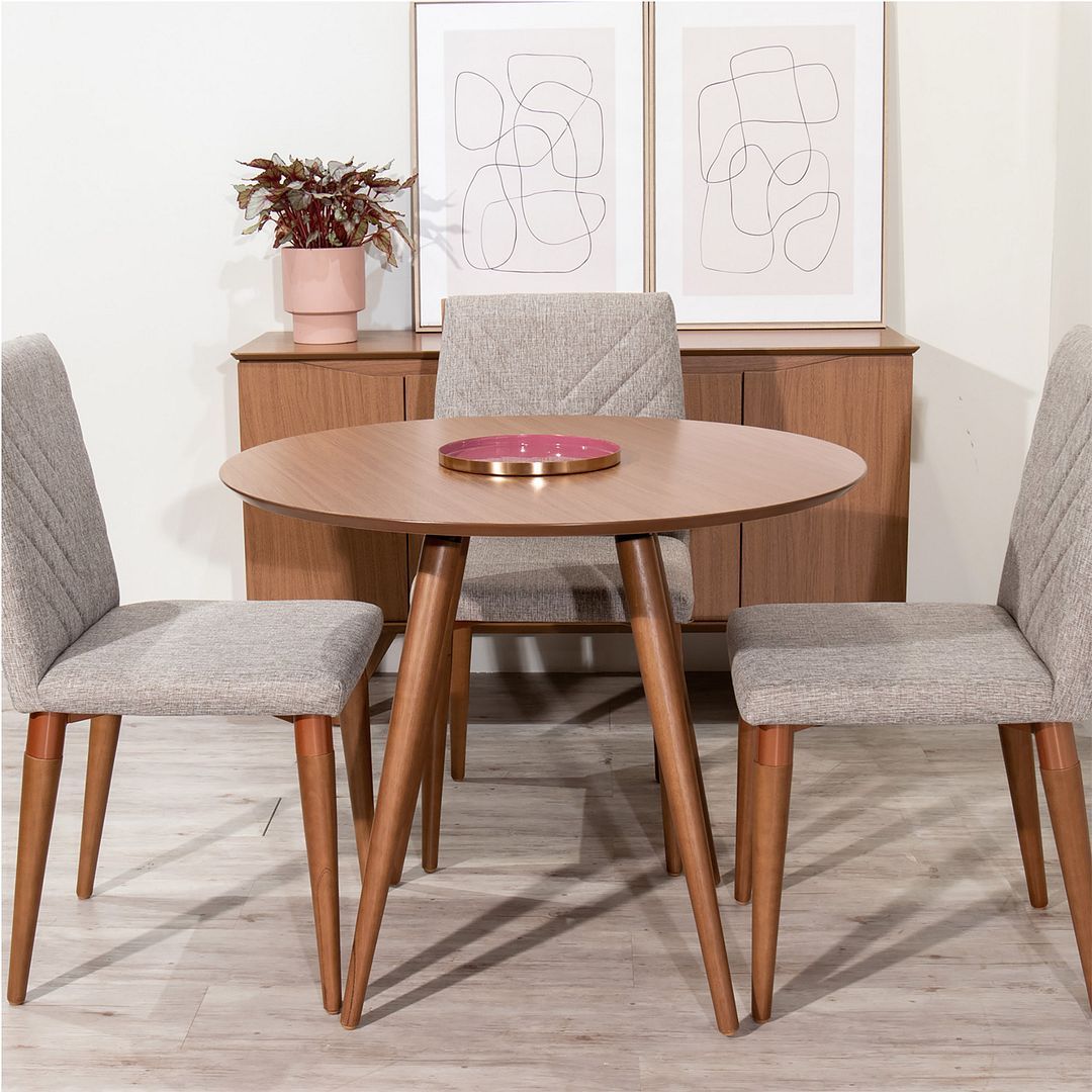 Manhattan Comfort Athena 35.43 Round Dining Table