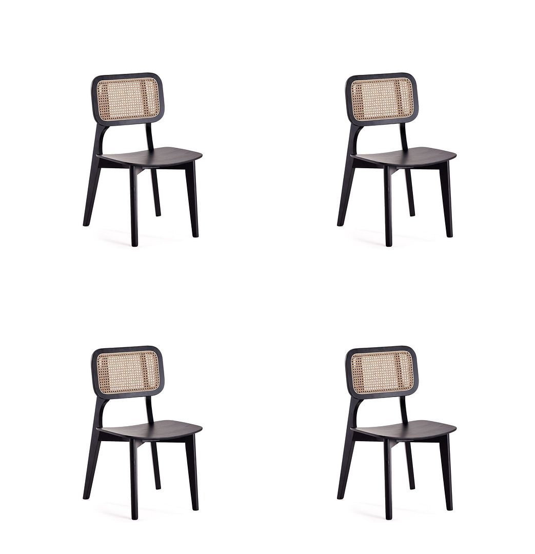 Manhattan Comfort Versailles Square Dining Chair  - Set of 4