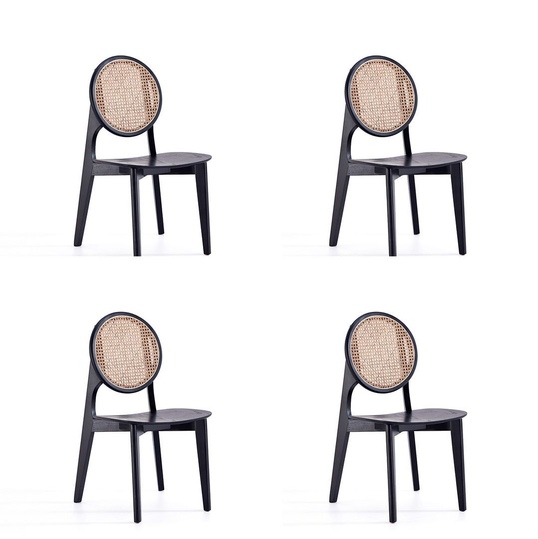 Manhattan Comfort Versailles Round Dining Chair - Set of 4