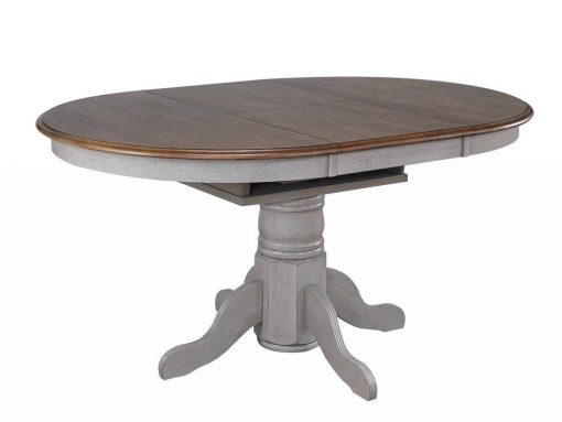 Sunset Trading Country Grove 42" Round to 60" Oval Extendable Dining Table Set DLU-CG4260-30AGOB6