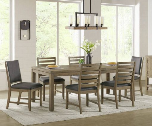 Sunset Trading Saunders 7PC Extendable Dining Table Set ED-D18620TB-2F4S-7P