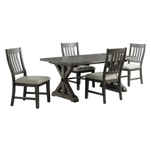 Sunset Trading Trestle 5 Piece Dining Set ED-SK100-170-5P