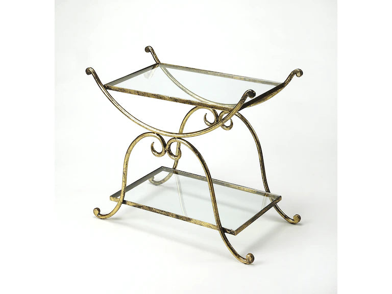 Butler Specialty Company Desdemona Bar Cart, Gold 3904025