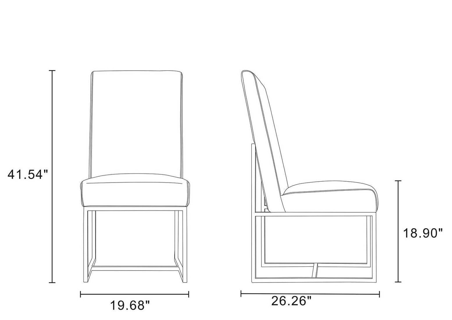 Manhattan Comfort Element Dining Chairs (Set of 6)