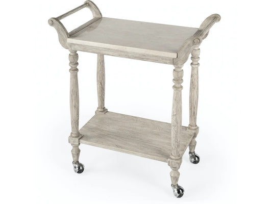 Butler Specialty Company Danielle Marble Bar Cart, Gray 5518329