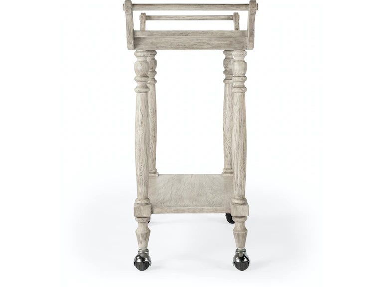 Butler Specialty Company Danielle Marble Bar Cart, Gray 5518329