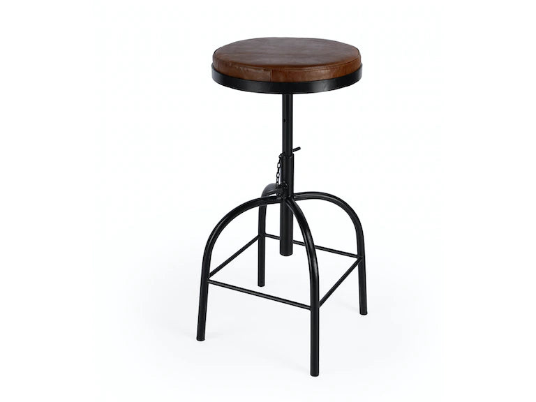 Butler Specialty Company Clyde Leather 25" Adjustable Bar Stool