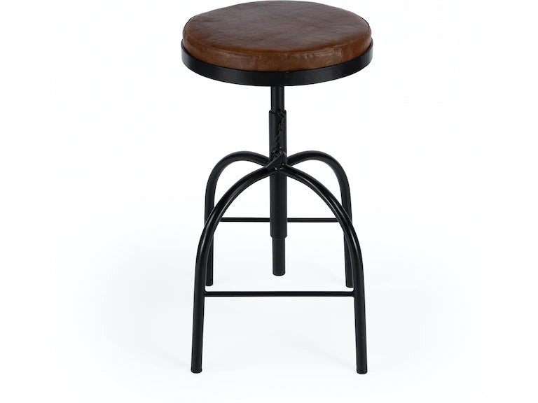 Butler Specialty Company Clyde Leather 25" Adjustable Bar Stool