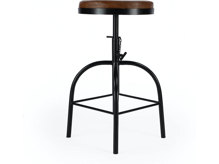 Butler Specialty Company Clyde Leather 25" Adjustable Bar Stool