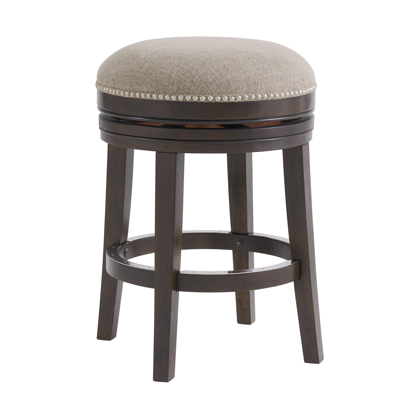 ALATERRE Clara Swivel Counter Height Stool, Set of 2