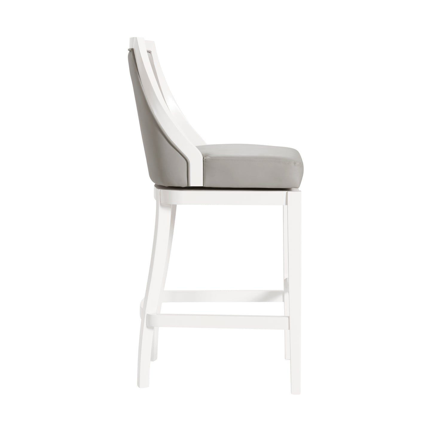 ALATERRE Ellie Bar Height Stool with Back