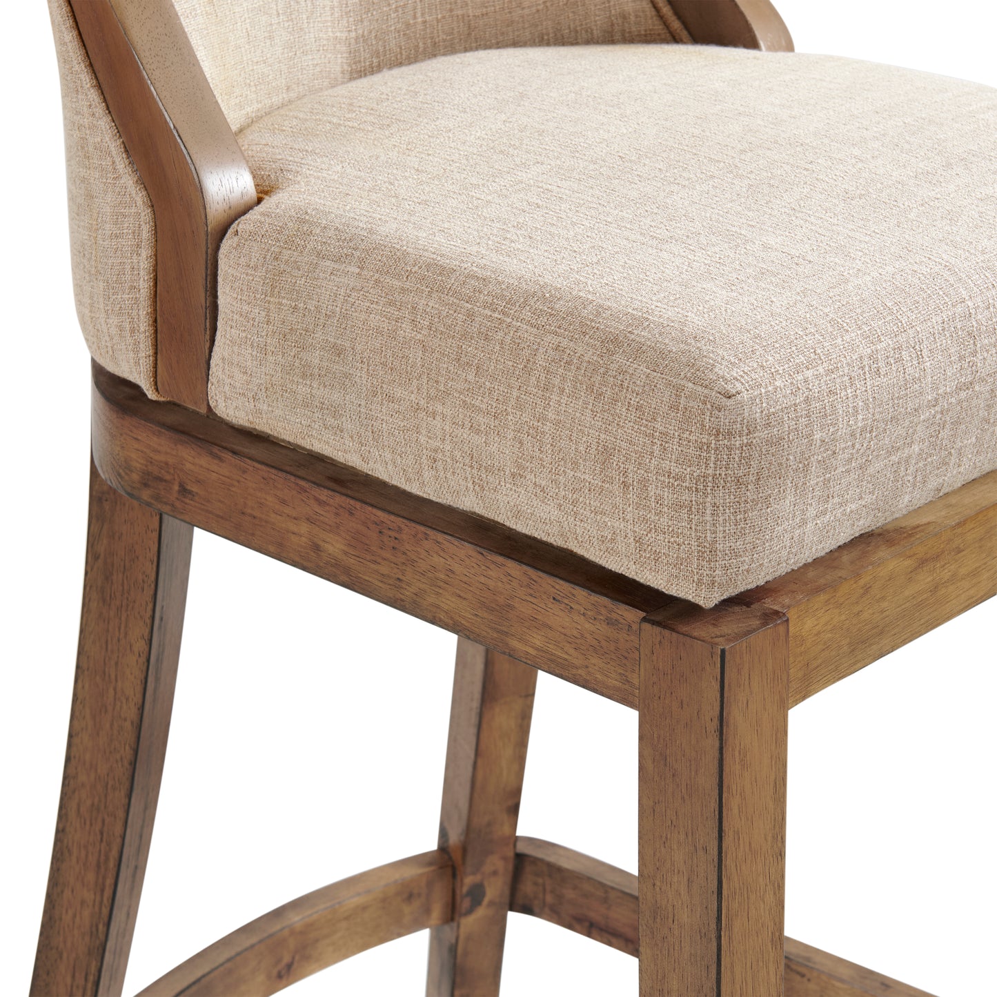 ALATERRE Ellie Bar Height Stool with Back