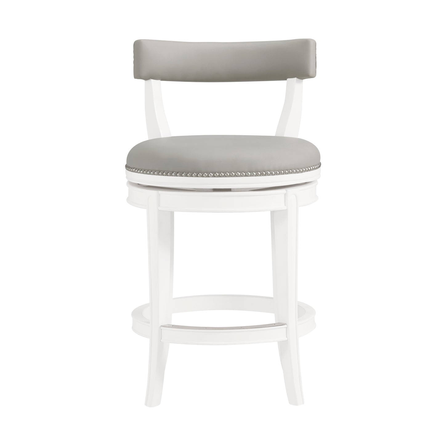 ALATERRE Hanover Swivel Counter Height Bar Stool, Set of 2