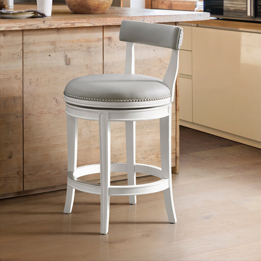 ALATERRE Hanover Swivel Counter Height Bar Stool