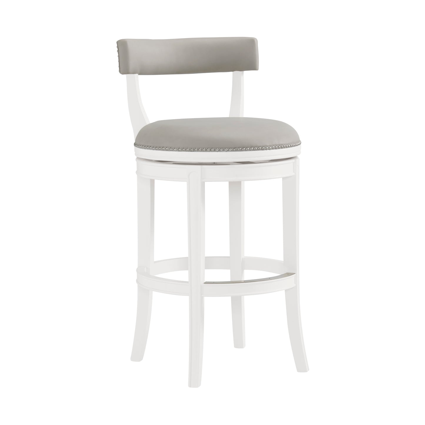 ALATERRE Hanover Swivel Bar Height Bar Stool - Set of 2