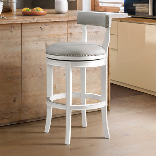 ALATERRE Hanover Swivel Bar Height Bar Stool