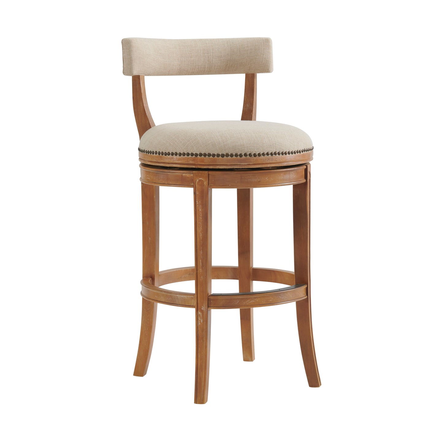 ALATERRE Hanover Swivel Bar Height Bar Stool - Set of 2