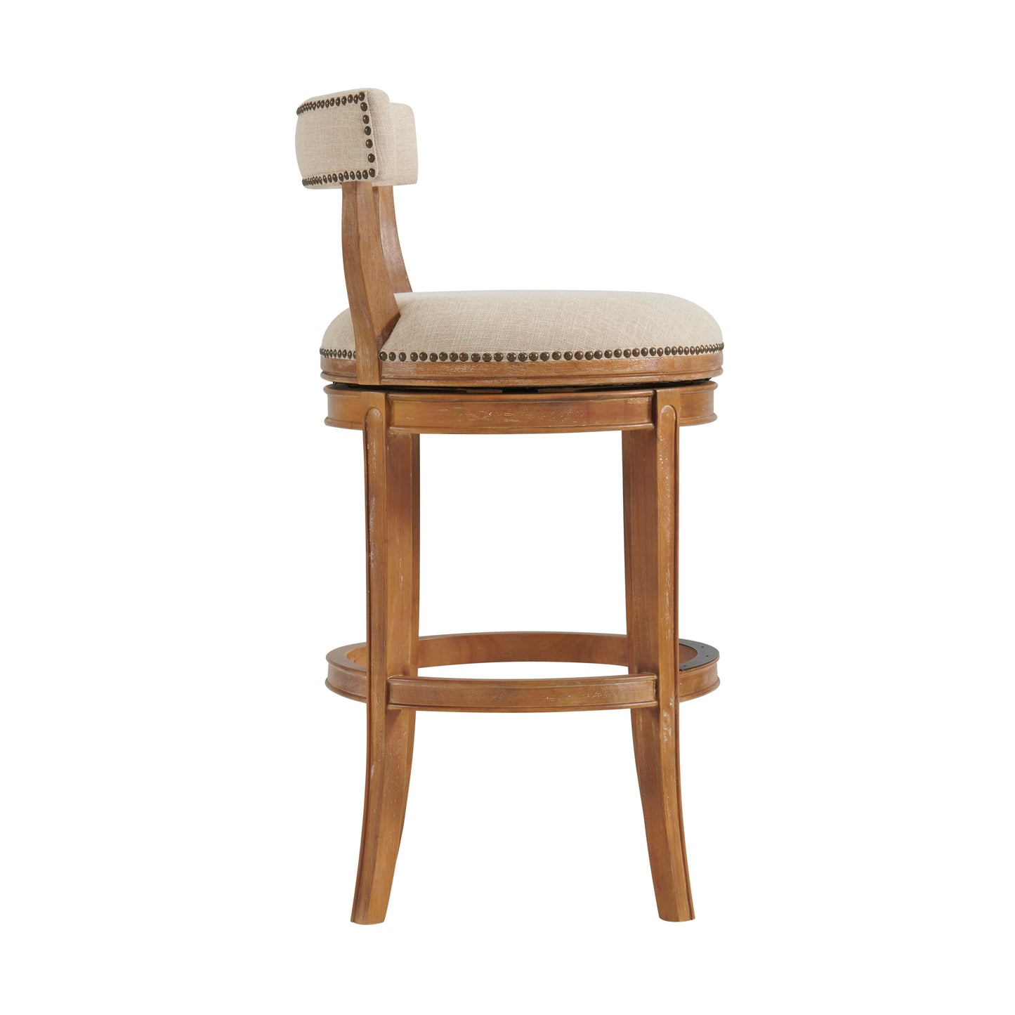 ALATERRE Hanover Swivel Bar Height Bar Stool - Set of 2