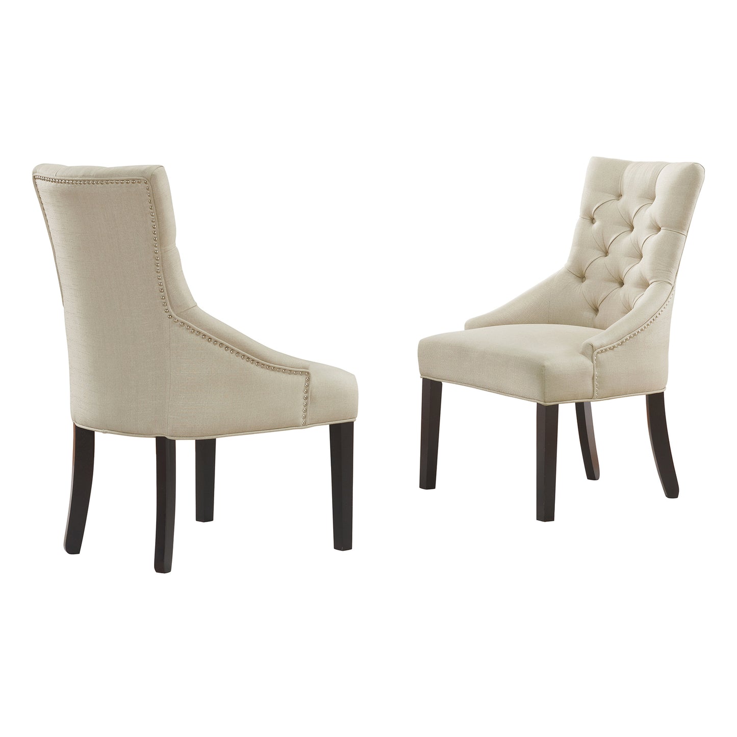 ALATERRE Haeys Tufted Upholstered Dining Chairs, (Set of 2)