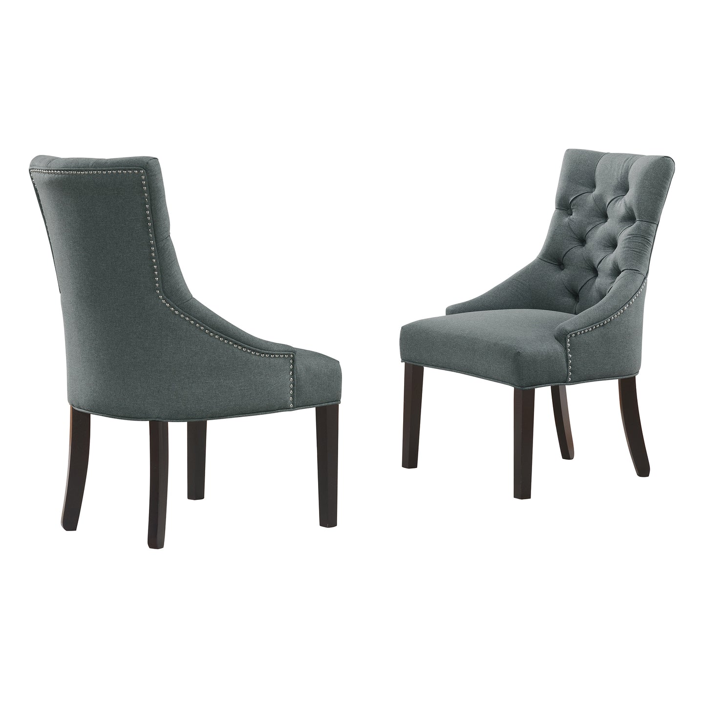 ALATERRE Haeys Tufted Upholstered Dining Chairs, (Set of 2)