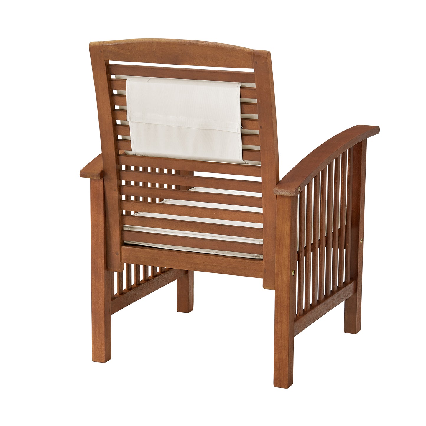 ALATERRE Lyndon Eucalyptus Wood Conversation Set with 2-Seat Bench, Set of 2 Chairs, and Cocktail Table ANLY0123EBO