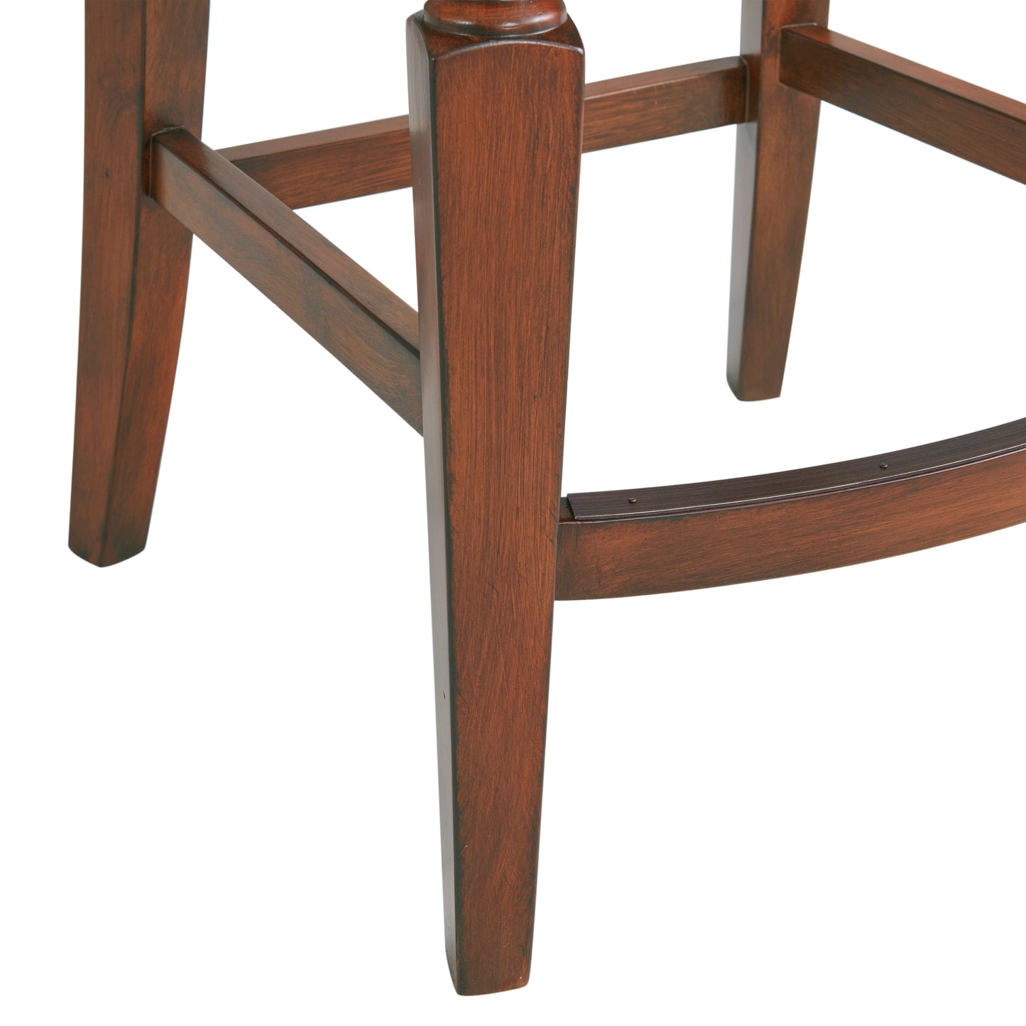 ALATERRE Napa Counter Height Stool with Back, Set of 2, Mahogany ANNA01PDCR2