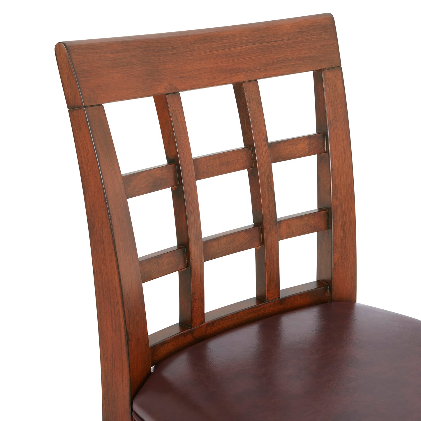 ALATERRE Napa Counter Height Stool with Back, Mahogany ANNA01PDC