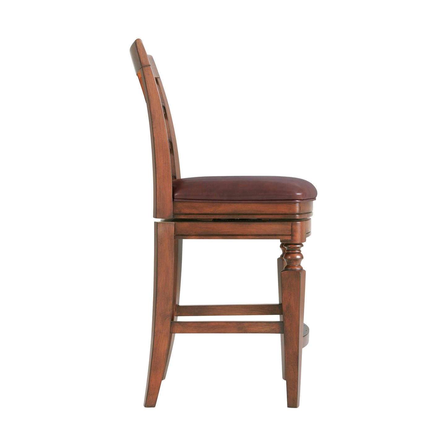 ALATERRE Napa Counter Height Stool with Back, Mahogany ANNA01PDC