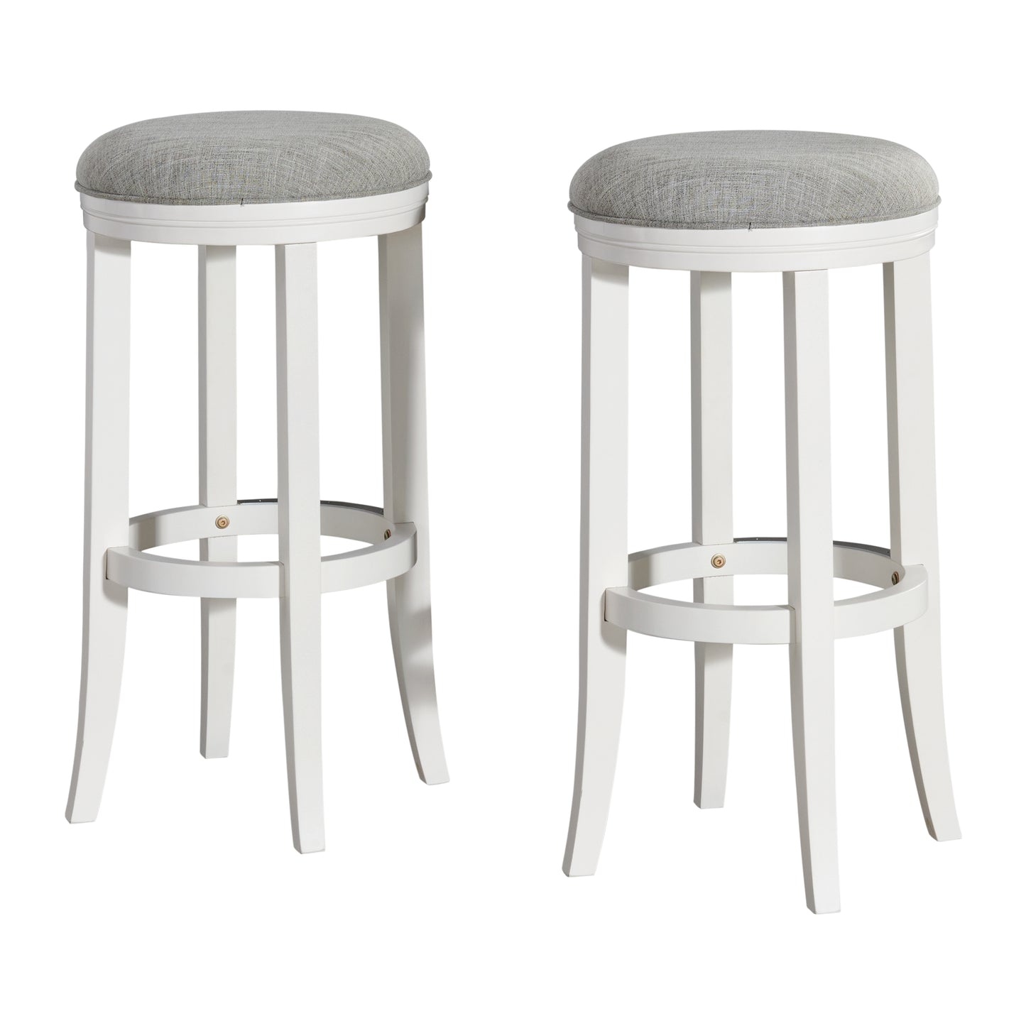 ALATERRE Natick Bar Height Stool, Set of 2