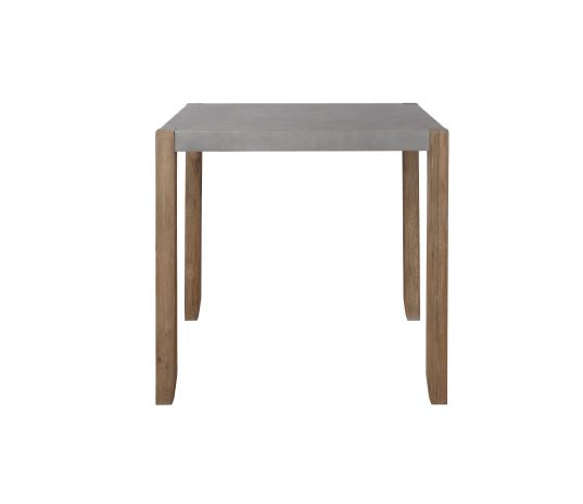 ALATERRE Newport 36"H Faux Concrete and Wood Counter Height Dining Table ANNP1971