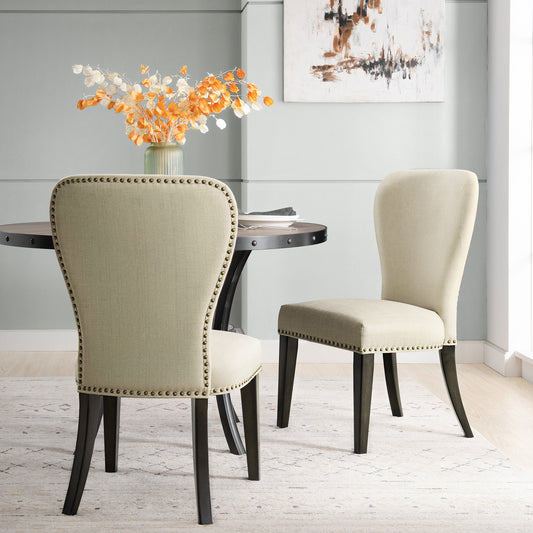 ALATERRE Savoy Upholstered Dining Chairs, (Set of 2)