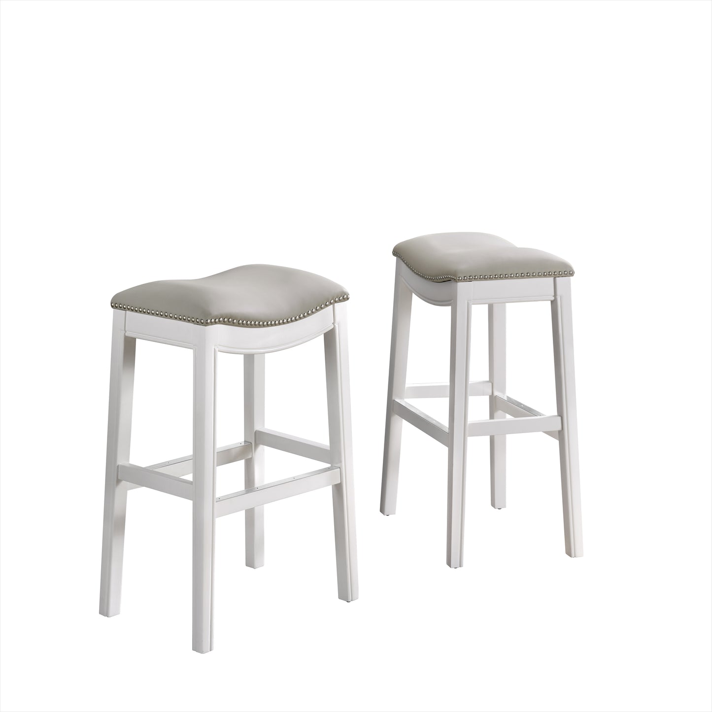 ALATERRE Williston Bar Height Stool, Set of 2