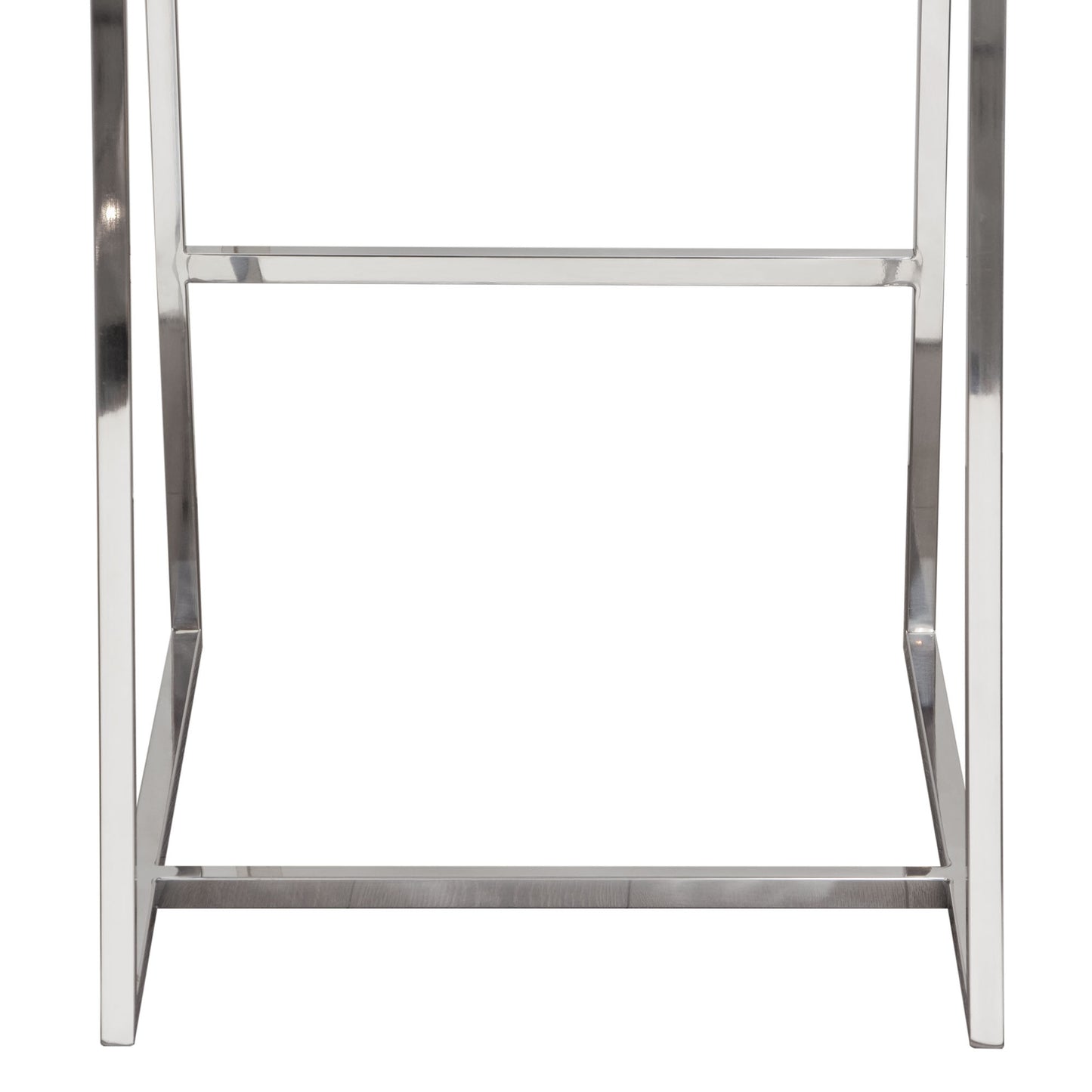 Bardot Counter Height Chair w/ Stainless Steel Frame by Diamond Sofa