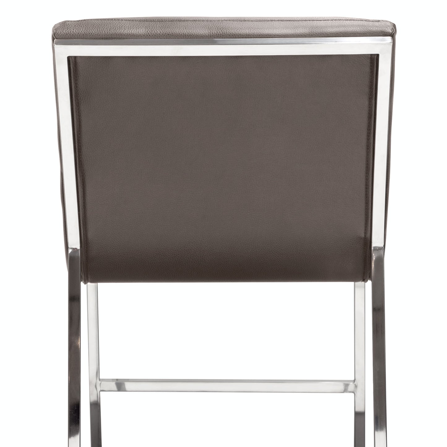 Bardot Counter Height Chair w/ Stainless Steel Frame by Diamond Sofa