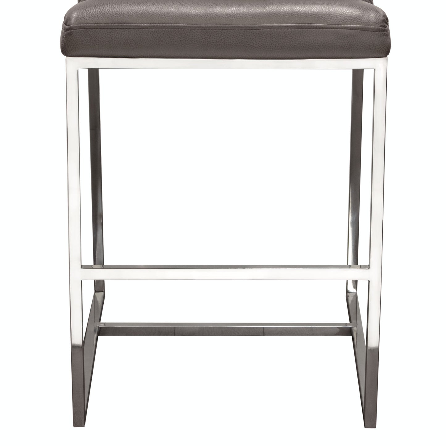 Bardot Counter Height Chair w/ Stainless Steel Frame by Diamond Sofa