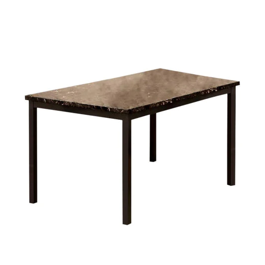 Benzara Colman Contemporary Dining Table, Black BM123399