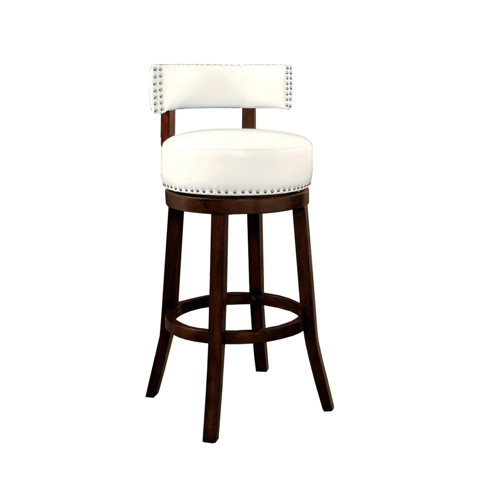 Benzara Shirley 29" Barstool Withpu Cushion, Set Of 2