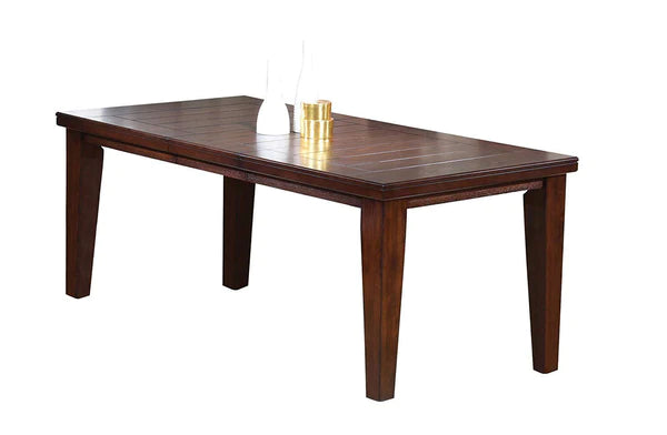 Benzara Urbana Dining Table, Cherry BM155363