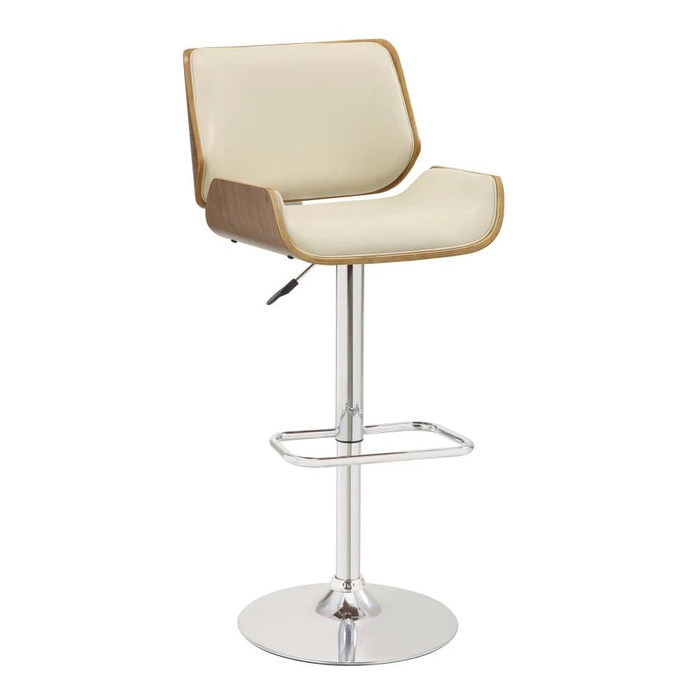 Benzara Adjustable Bar Height Stool