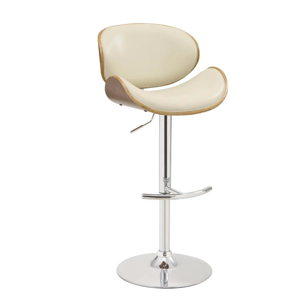 Benzara Adjustable Bar Height Stool