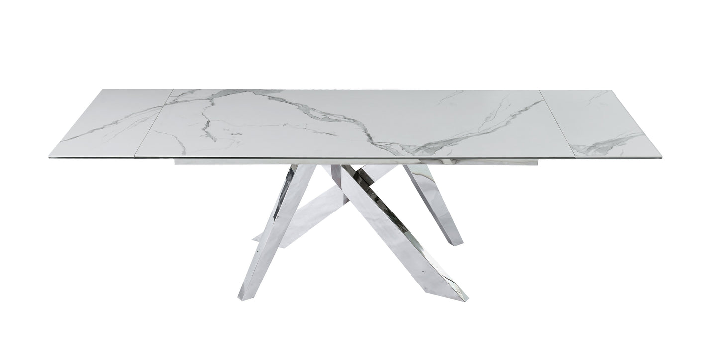 J&M  MC Carrara Extension Table 17721