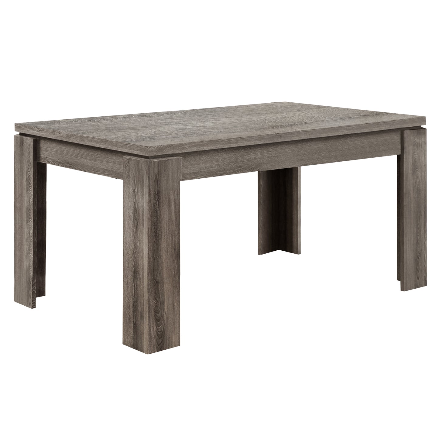 Monarch Specialty Dining Table, 60" Rectangular, Brown, Contemporary, Modern I 1055