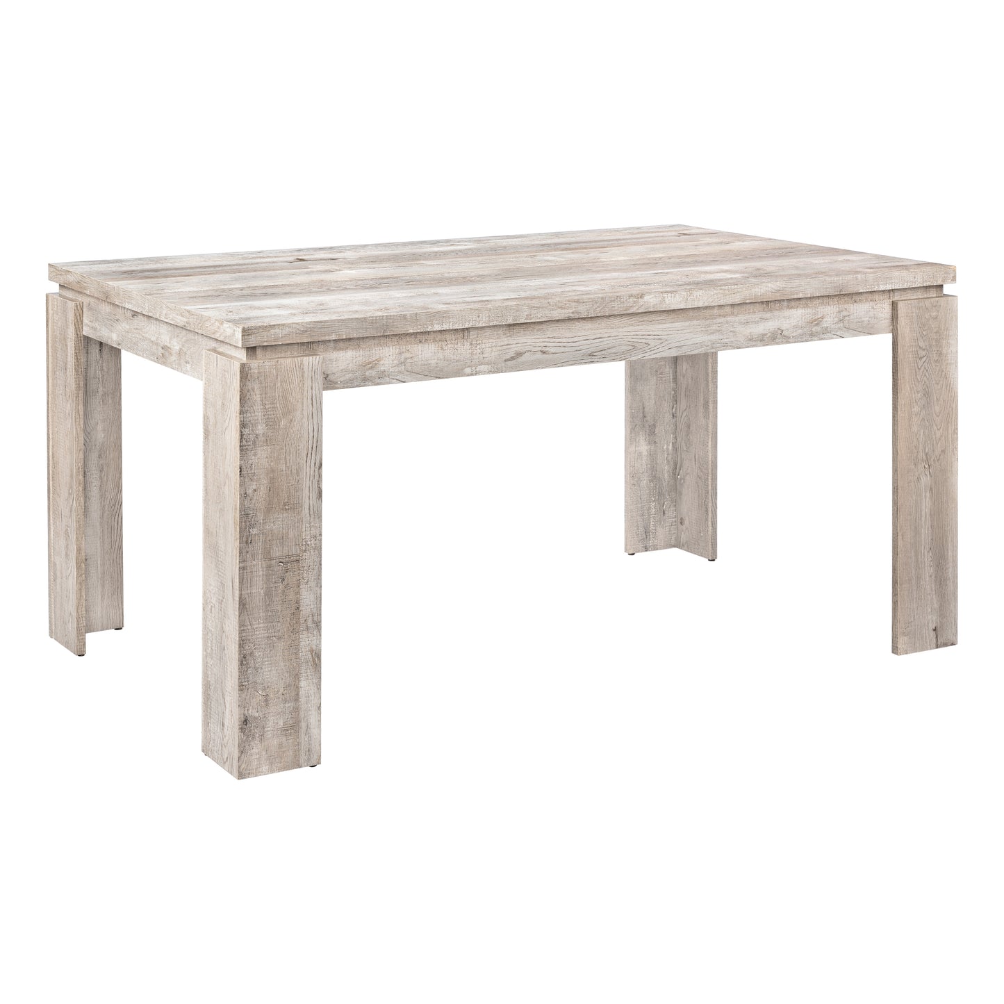 Monarch Specialty Dining Table, 60" Rectangular, Beige, Contemporary, Modern I 1088