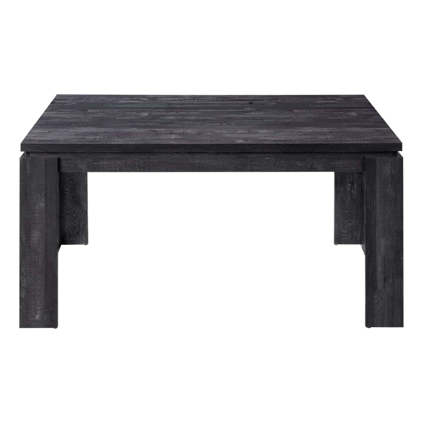 Monarch Specialty Dining Table, 60" Rectangular, Black, Contemporary, Modern I 1089