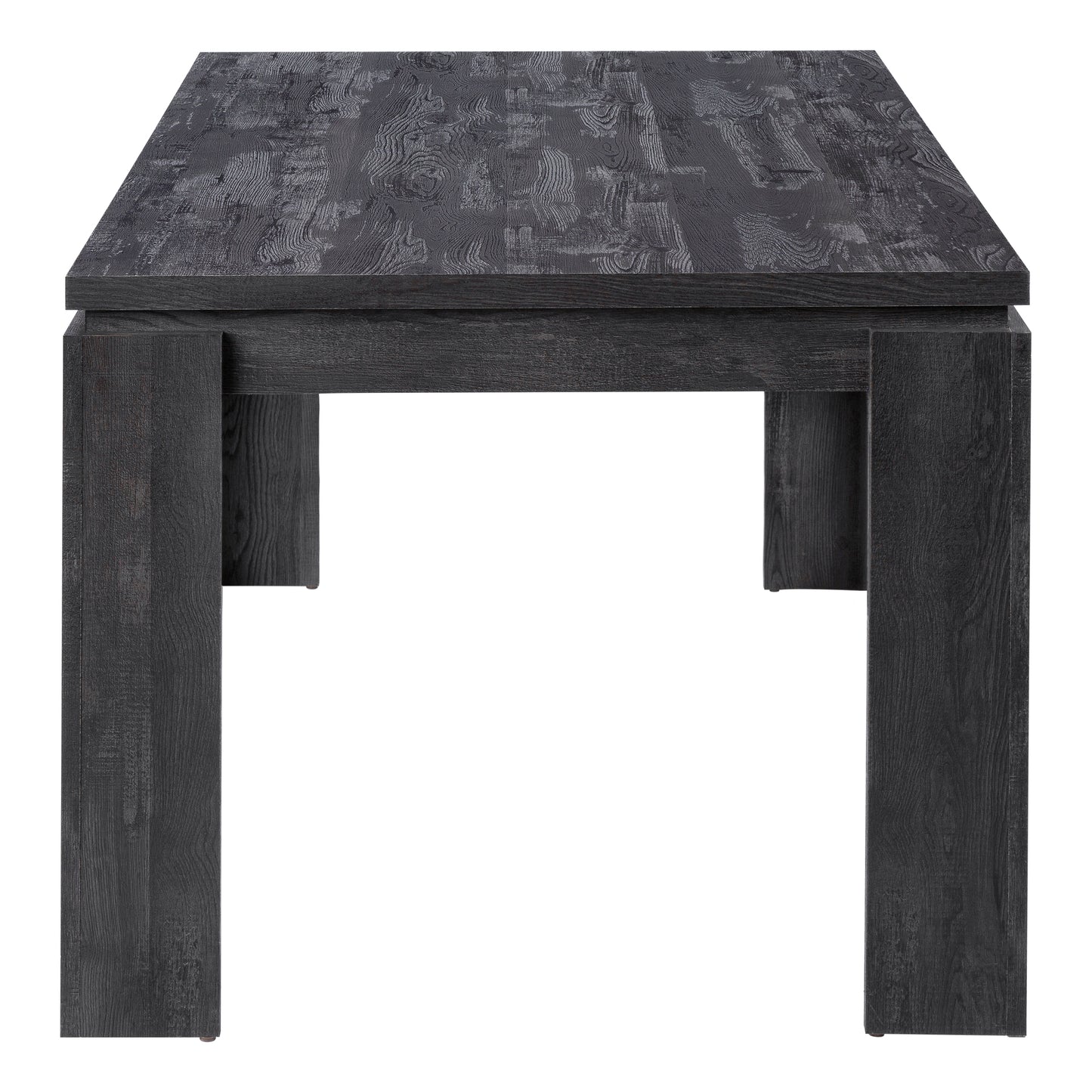 Monarch Specialty Dining Table, 60" Rectangular, Black, Contemporary, Modern I 1089