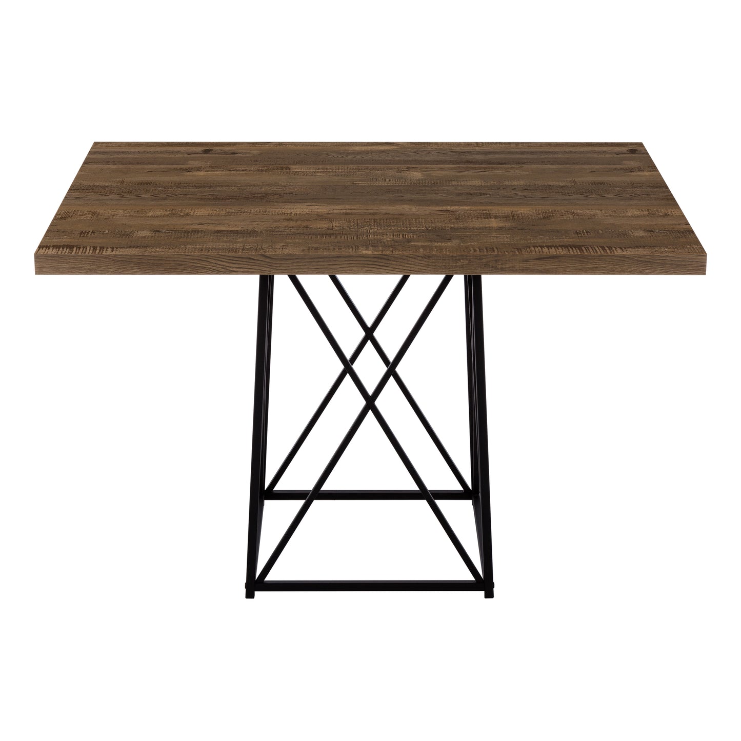 Monarch Specialty Dining Table, 48" Rectangular, Brown, Black, Contemporary, Modern I 1107