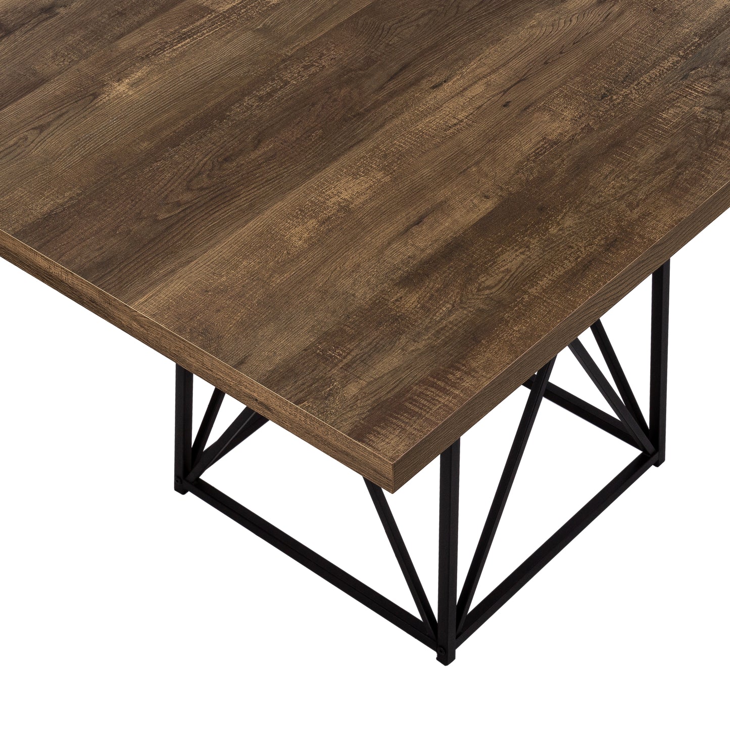 Monarch Specialty Dining Table, 48" Rectangular, Brown, Black, Contemporary, Modern I 1107