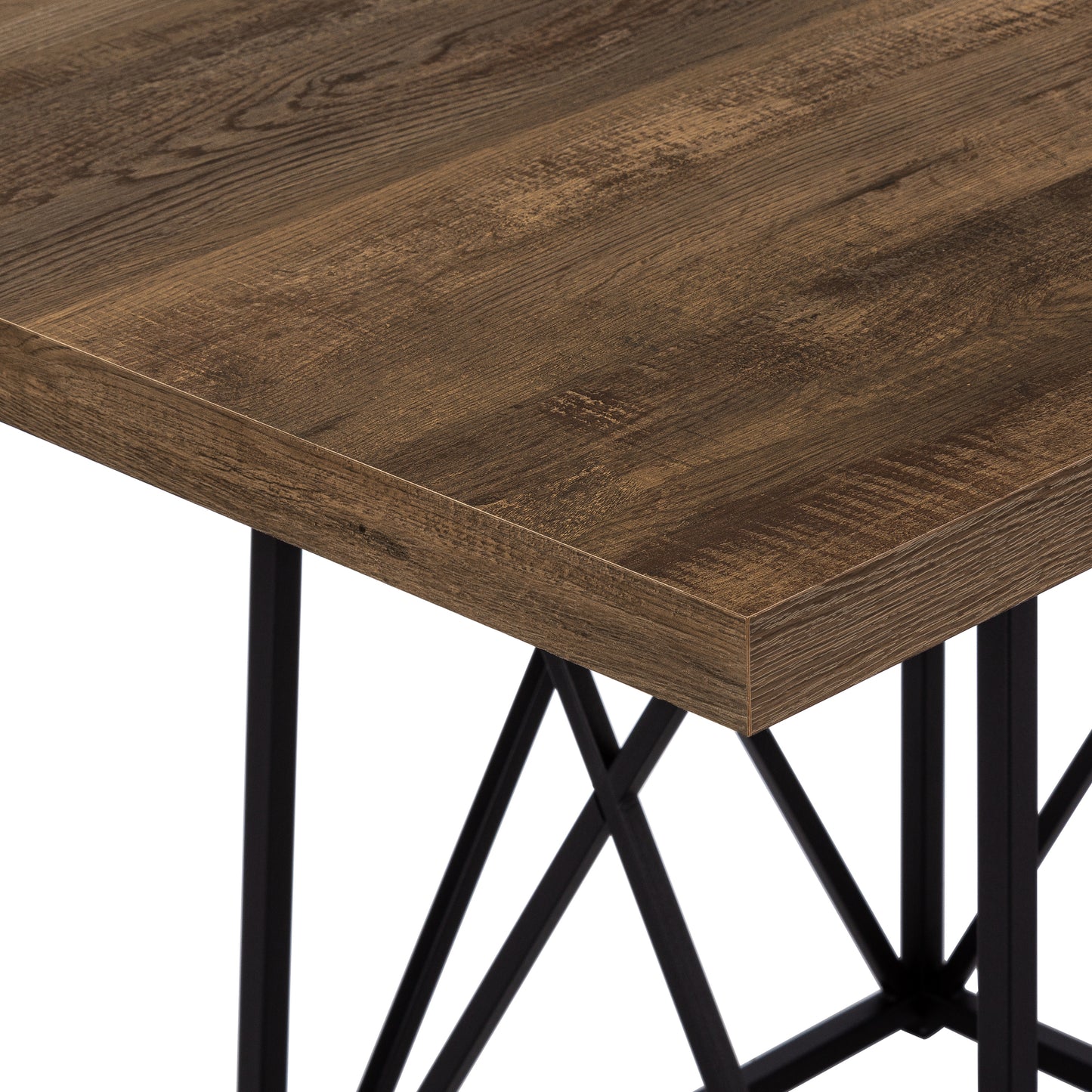 Monarch Specialty Dining Table, 48" Rectangular, Brown, Black, Contemporary, Modern I 1107